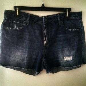 Denim shorts